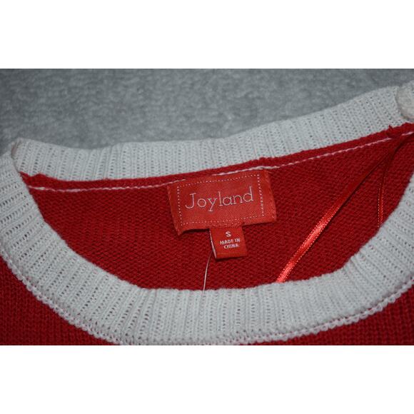 Joyland Ugly Christmas Sweater Santa Paws Dog Red Size Small NEW TAGS - Picture 7 of 9